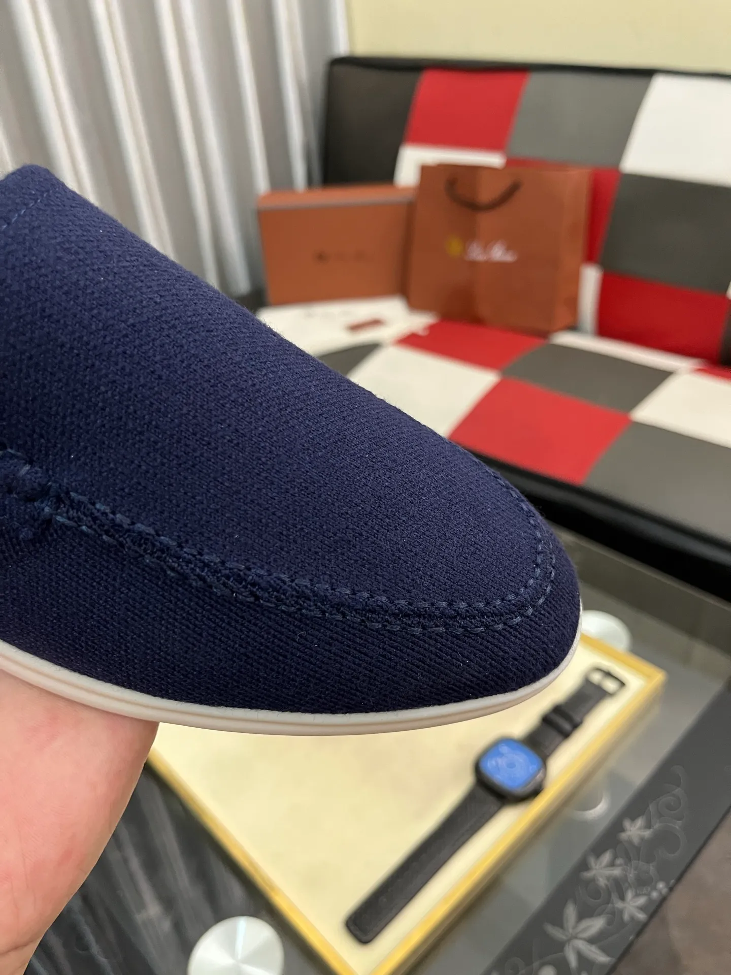 Men's men's shoes💰420⌚️⌚️Loro*Piana pure original 2025 soft and comfortable LP deerskin flat-soled casual star's same style slip-on Loaf men's shoes, size: 38-446️⃣colors available